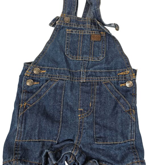 Babies 12M Blue Jean Western Farm Outdoor Cute One Piece Jumper Overalls LEE - Picture 3 of 16